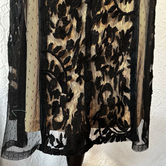 COPY - ADRIANNA PAPELL- Black Lace Party Dress SIZE 8 - Picture 10 of 16